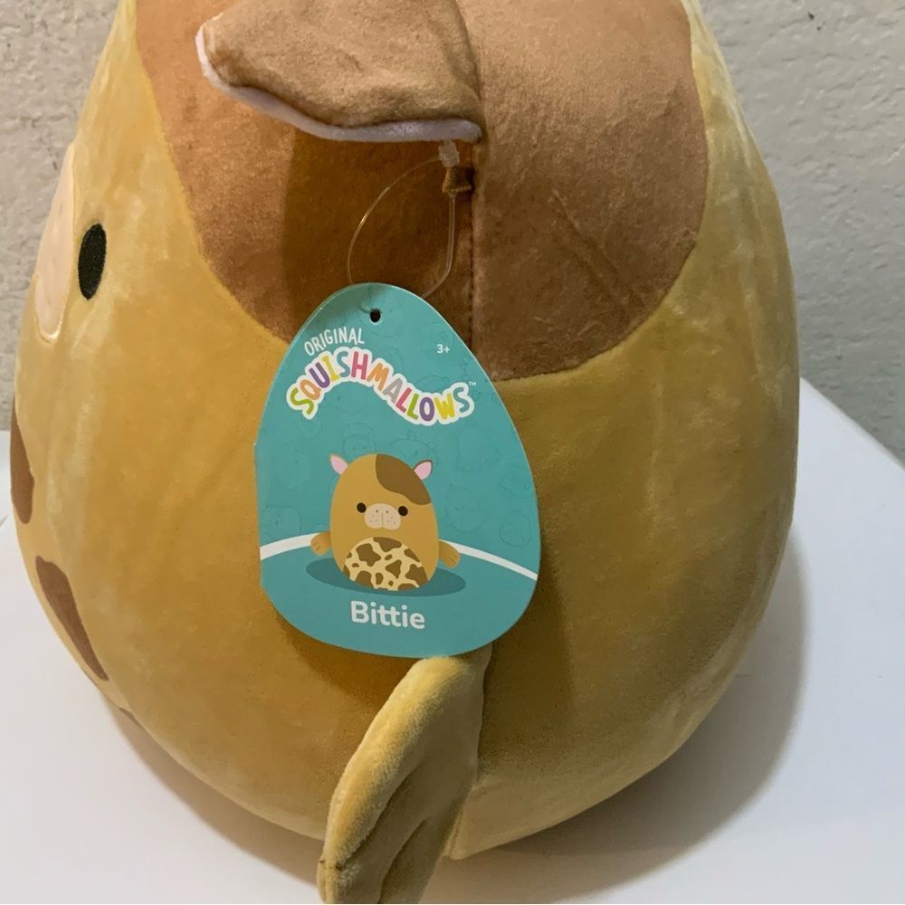 Squishmallow Exclusive 12” Bittie the Chocolate Milk Seacow ~ NEW WITH TAG - Picture 6 of 7